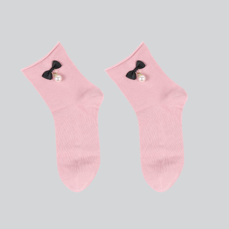 Muoti Kawaii Bow Socks Tukku Sukka Sarjakuva Naisten Sukat