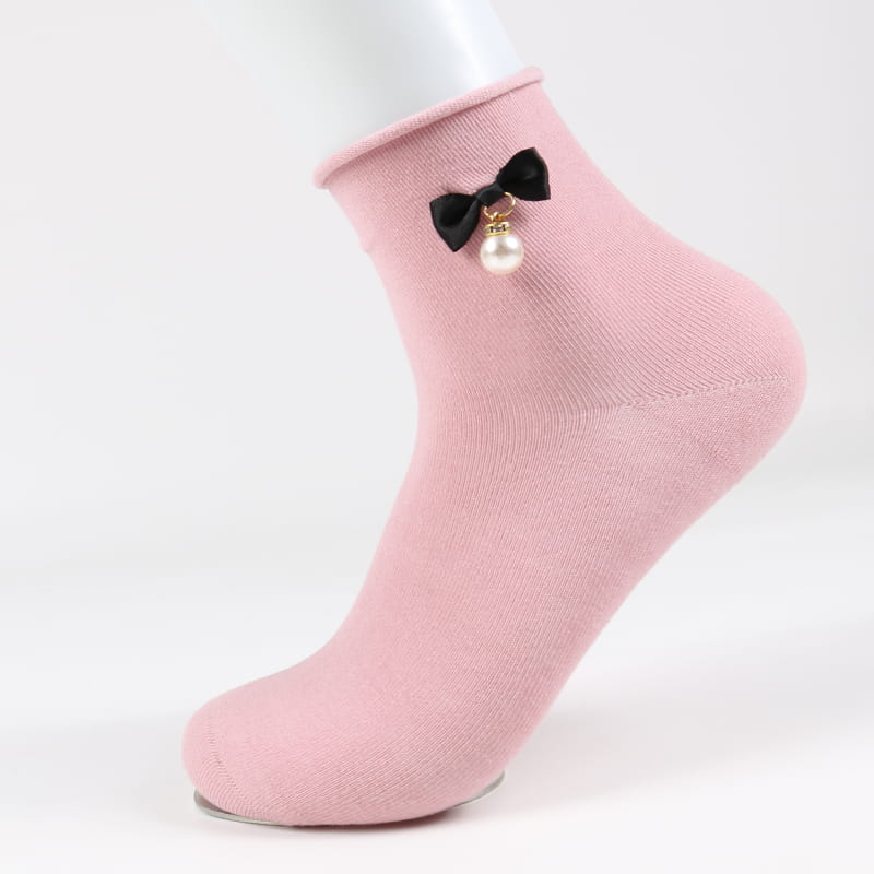 Muoti Kawaii Bow Socks Tukku Sukka Sarjakuva Naisten Sukat