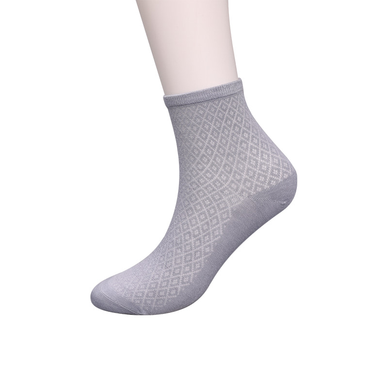 Pehmeä bambukuituinen nylonlaukku, ohuet pienet timanttihousut vapaa-ajan naisten sukat, käsin ommeltut naisten sukat WSD1689