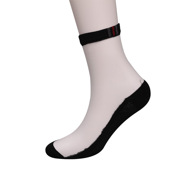 Muoti rento kevät ja kesä puuvillapohjaiset miesten sukat Luokou pystyraidalliset kukat viileät liukumattomat pohjat miesten sukat WSD2711