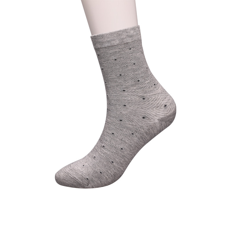 Pehmeä kehrätty silkki nylon päällystetty ammoniakki, näkymätön timantin muotoinen pieni piste jacquard käsin ommeltu talvi paksut miesten sukat WSD2851
