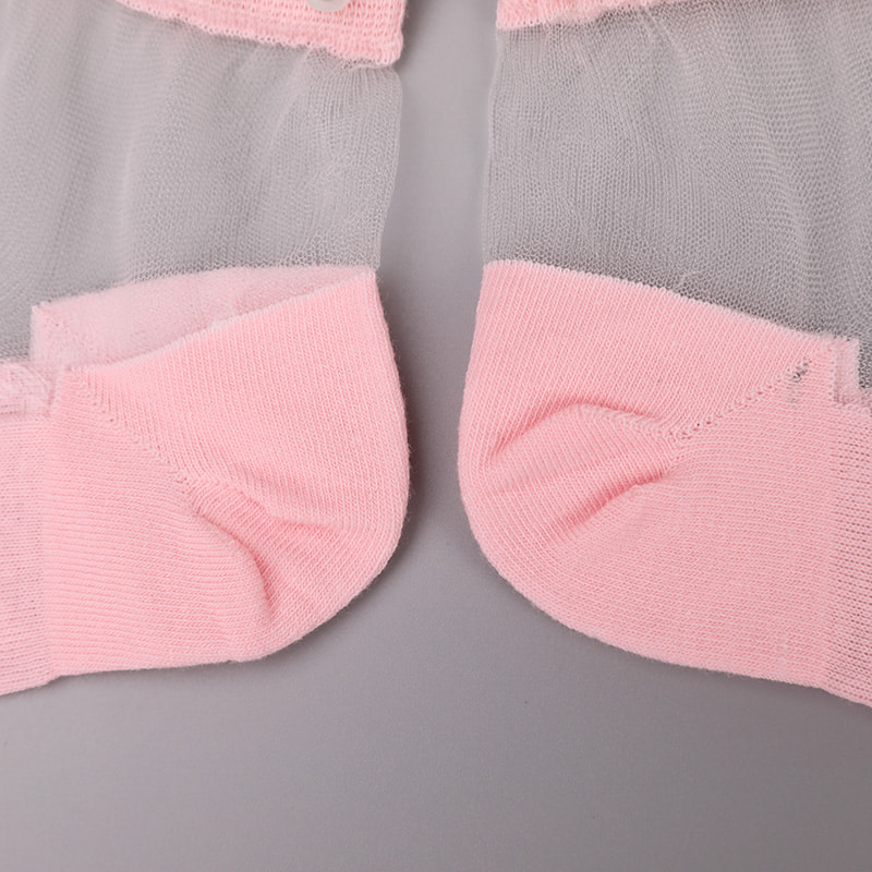 Muoti nylon läpinäkyvä silkki puuvilla pohja naisten venesukat ylähelmi lasi kristalli silkki naisten venesukat WSD1288