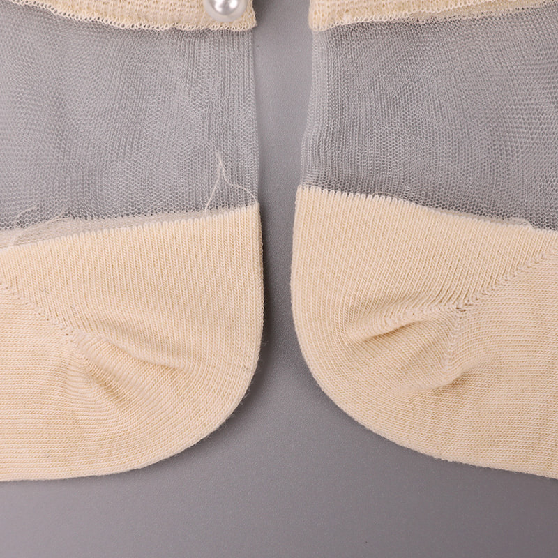 Muoti nylon läpinäkyvä silkki puuvilla pohja naisten venesukat ylähelmi lasi kristalli silkki naisten venesukat WSD1288