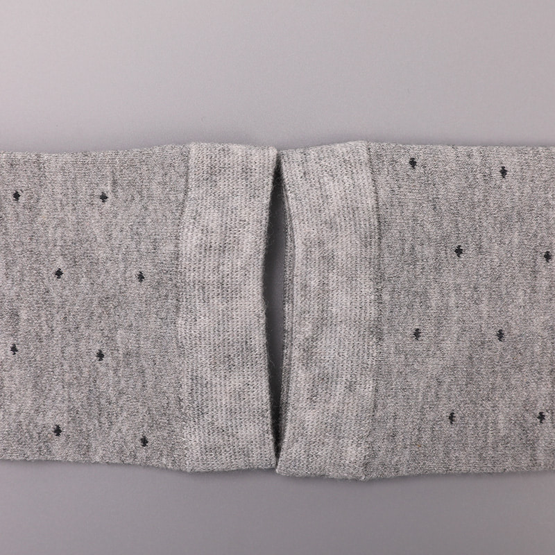 Pehmeä kehrätty silkki nylon päällystetty ammoniakki, näkymätön timantin muotoinen pieni piste jacquard käsin ommeltu talvi paksut miesten sukat WSD2851